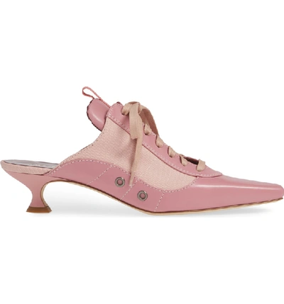 Shop Sies Marjan Alice Lace-up Mule In Pink