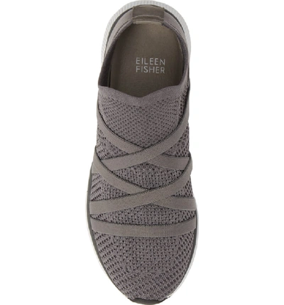 Eileen Fisher Women's Xanady Stretch Knit Slip-on Sneakers In Black Stretch  | ModeSens