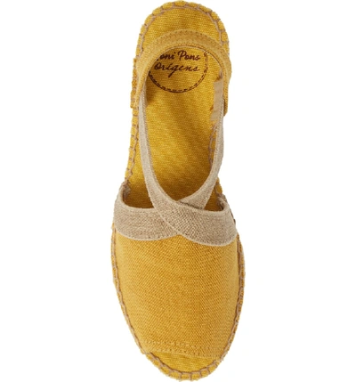 Shop Toni Pons Breda Sandal In Yellow Fabric