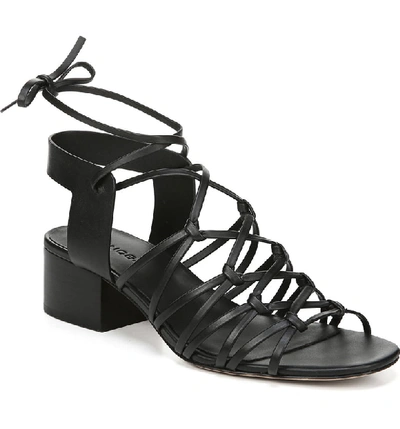 Shop Vince Beautmont Lace-up Sandal In Black