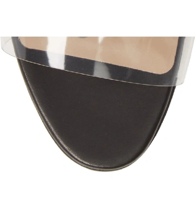 Shop Manolo Blahnik Estro Ankle Tie Sandal In Black Leather