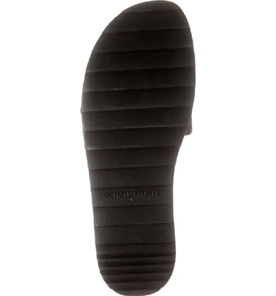 Shop Donald Pliner Cailo Studded Slide Sandal In Black Leather