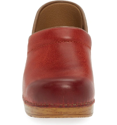 Shop Dansko 'professional' Clog In Coral Leather