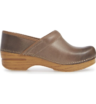 Shop Dansko 'professional' Clog In Stone Leather