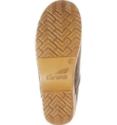 Shop Dansko 'professional' Clog In Stone Leather
