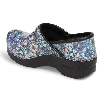 Shop Dansko 'professional' Clog In Blue Tile Patent Leather