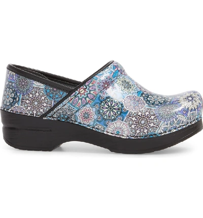 Shop Dansko 'professional' Clog In Blue Tile Patent Leather