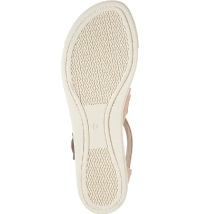 Shop Eileen Fisher Boost Wedge Sandal In Blush Nubuck