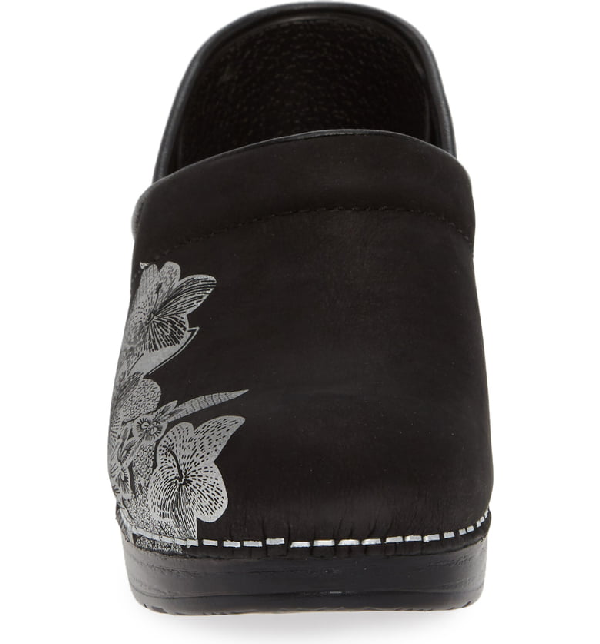 dansko metallic floral nubuck