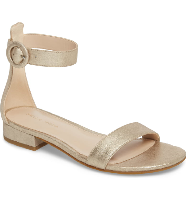 pelle moda gold sandals