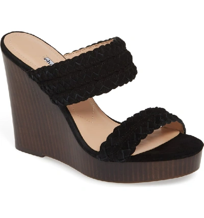 Shop Charles David Tifa Wedge Slide Sandal In Black-ks