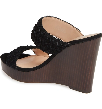 Shop Charles David Tifa Wedge Slide Sandal In Black-ks