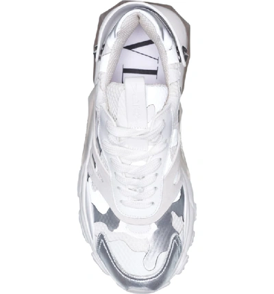 Shop Valentino Bounce Camo Low Top Sneaker In White