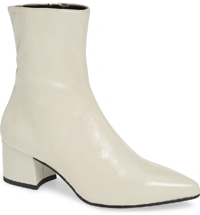 Shop Vagabond Shoemakers Mya Pointy Toe Bootie In Off White Leather