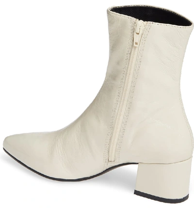 Shop Vagabond Shoemakers Mya Pointy Toe Bootie In Off White Leather