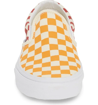 Shop Vans Classic Sneaker In Checkerboard Multi/ True White