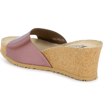 Shop Mephisto Lise Platform Wedge Sandal In Spice Star Leather