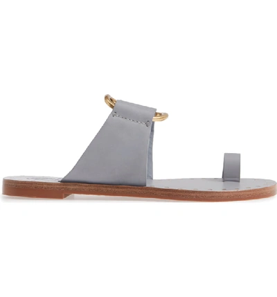 Shop Tory Burch Ravello Toe Ring Sandal In Cloud Blue