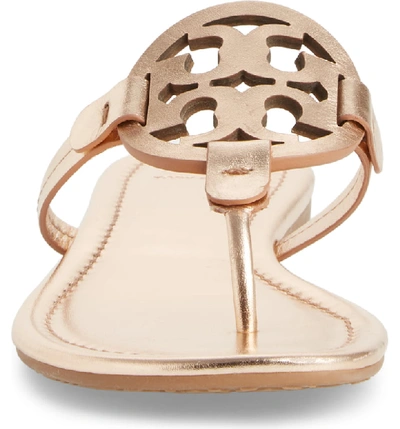 Shop Tory Burch Miller Sandal In Rose Gold