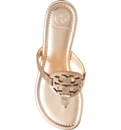 Shop Tory Burch Miller Sandal In Rose Gold