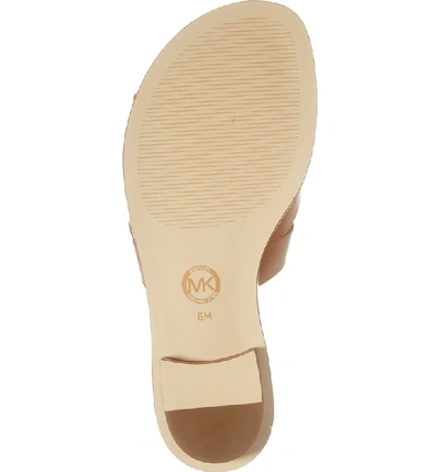 Michael Michael Kors Women's Annalee Slide Sandals In Acorn | ModeSens