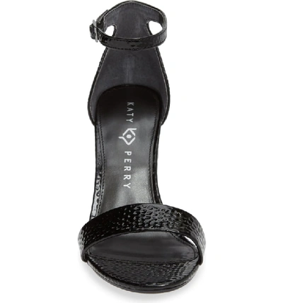 Shop Katy Perry Goldy Block Heel Sandal In Black