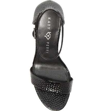 Shop Katy Perry Goldy Block Heel Sandal In Black