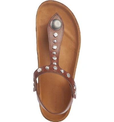 Shop Isabel Marant Enore Studded Sandal In Brown