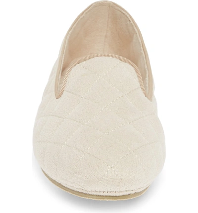 Shop Patricia Green Riley Slipper In Sand Micro Suede