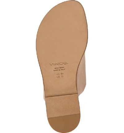 Shop Vince Edris Toe Loop Sandal In Putty