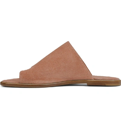 Shop Vince Edris Toe Loop Sandal In Terracotta Rose