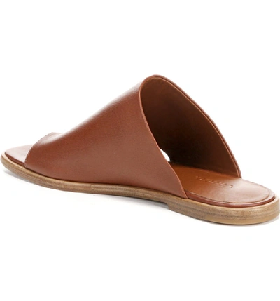 Shop Vince Edris Toe Loop Sandal In Cognac