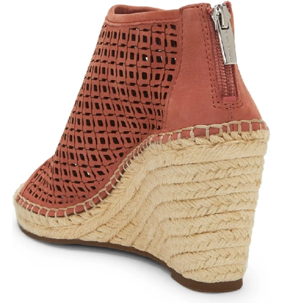 Shop Vince Camuto Lereena Bootie In Sushi Nubuck Leather