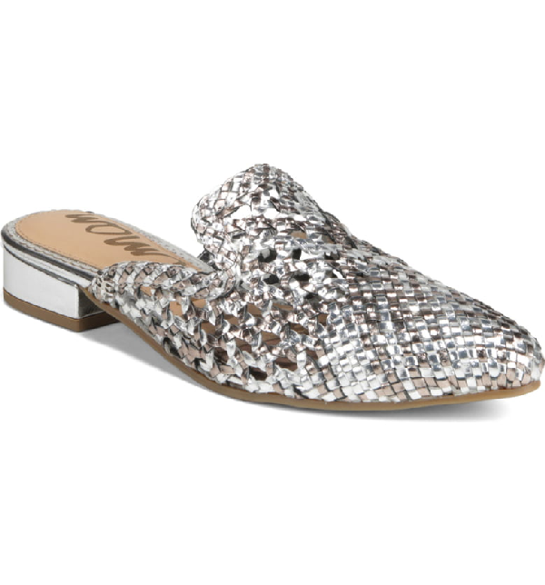 sam edelman women's clara woven leather mules