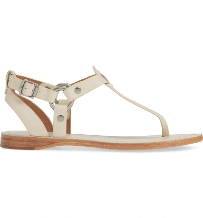 Shop Frye Rachel T-strap Sandal In Off White