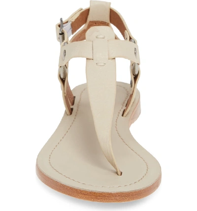 Shop Frye Rachel T-strap Sandal In Off White