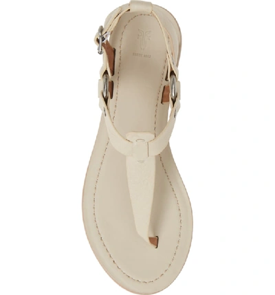 Shop Frye Rachel T-strap Sandal In Off White