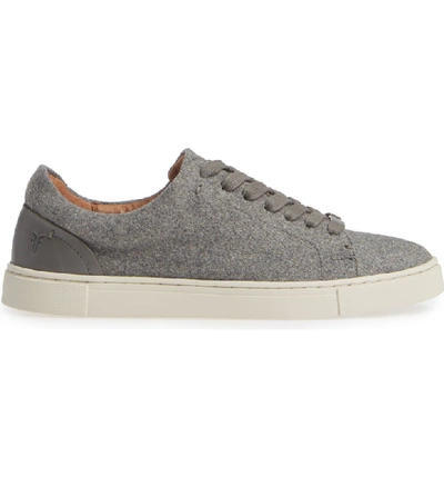 Shop Frye Ivy Sneaker In Grey Wool Fabric