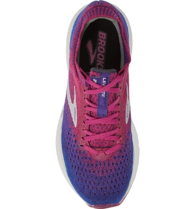 Shop Brooks Levitate 2 Running Shoe In Aster/ Purple/ Blue