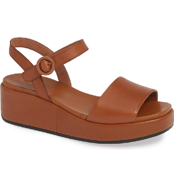 brown platform sandals