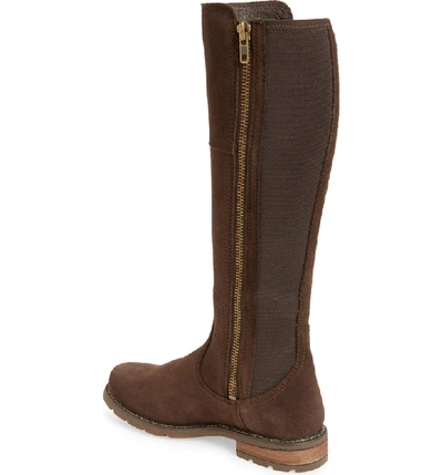 Shop Ariat Sutton Waterproof Tall Boot In Chocolate Leather