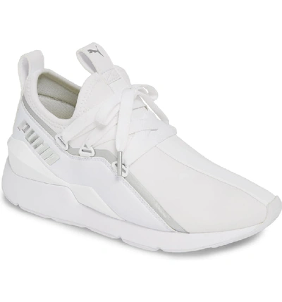 Puma Muse 2 Trailblazer Sneaker In White/ Silver | ModeSens