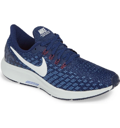 Shop Nike Air Zoom Pegasus 35 Running Shoe In Blue Void/ Ghost Aqua/ Indigo