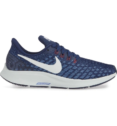 Shop Nike Air Zoom Pegasus 35 Running Shoe In Blue Void/ Ghost Aqua/ Indigo