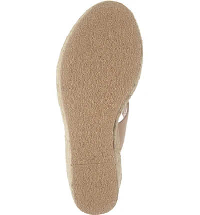 Shop Alias Mae Kaara Espadrille Wedge Sandal In Blush Leather