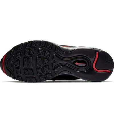 Shop Nike Air Max 97 Sneaker In Black/ University Red/ Print