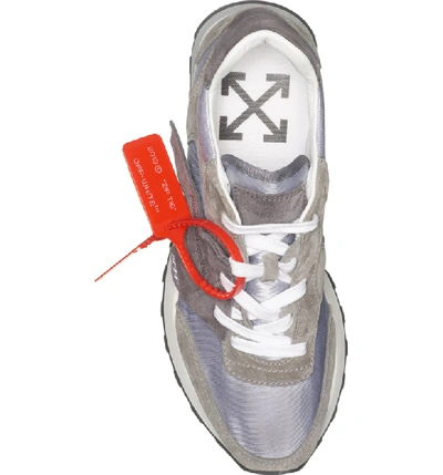 Shop Off-white Runner Sneaker In Medium Grey