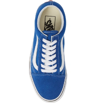 Shop Vans Old Skool Sneaker In Lapis Blue/ True White