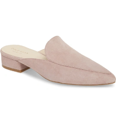 Shop Cole Haan Piper Loafer Mule In Twilight Mauve Suede