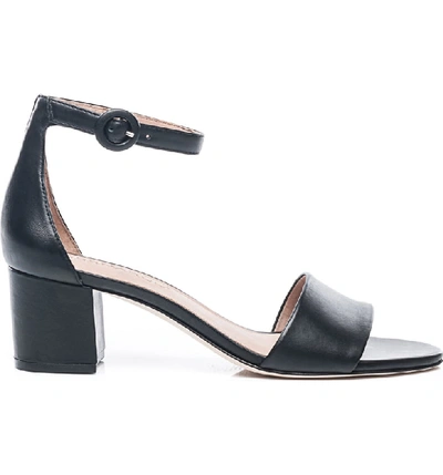 Shop Bernardo Belinda Ankle Strap Sandal In Black Leather